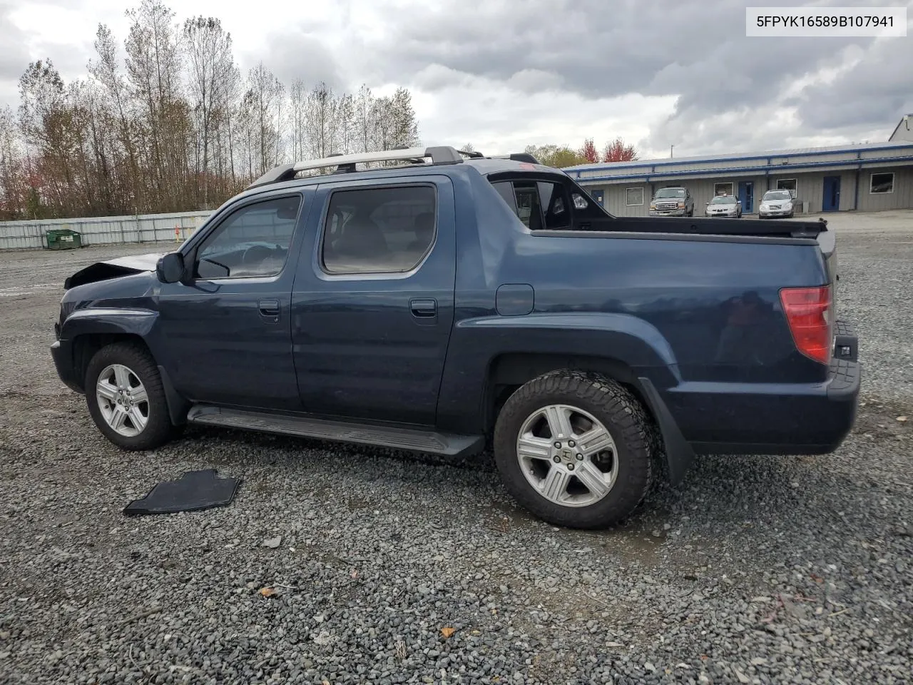 2009 Honda Ridgeline Rtl VIN: 5FPYK16589B107941 Lot: 77275124