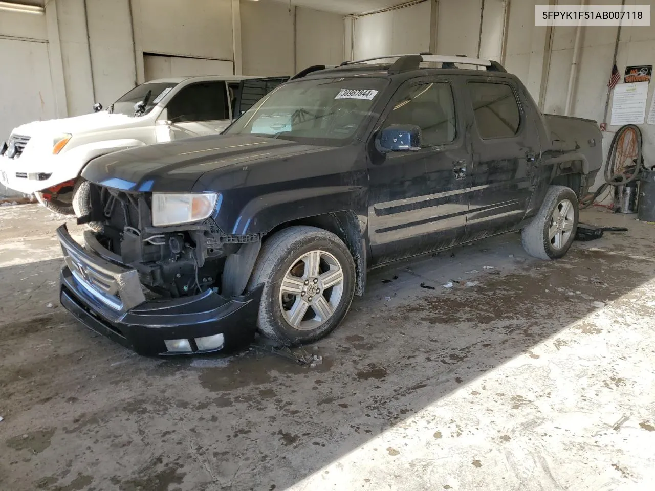 2010 Honda Ridgeline Rtl VIN: 5FPYK1F51AB007118 Lot: 38967844