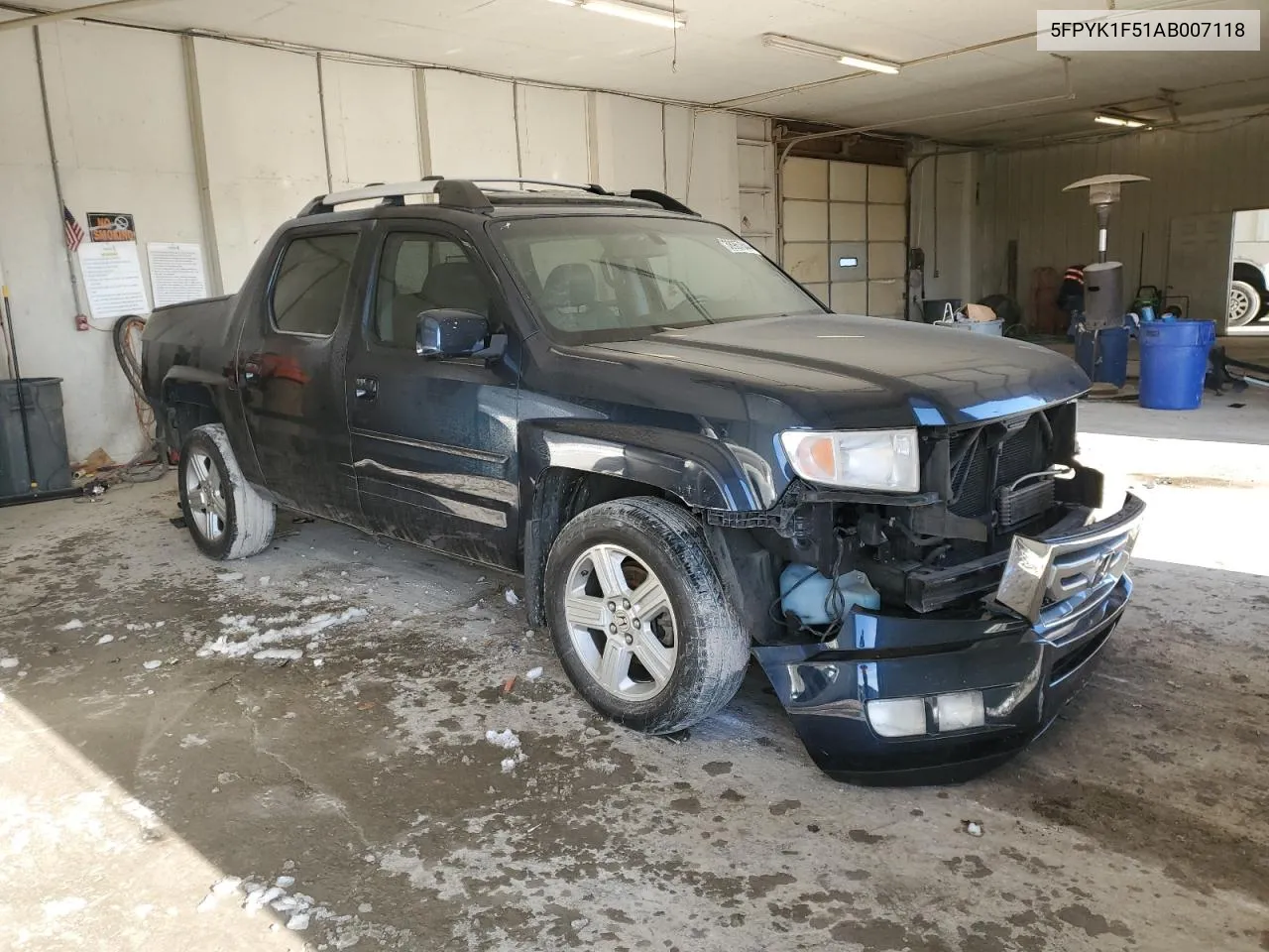 2010 Honda Ridgeline Rtl VIN: 5FPYK1F51AB007118 Lot: 38967844