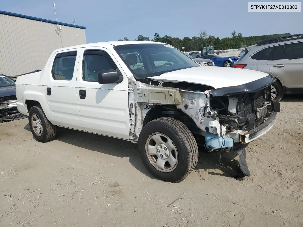 2010 Honda Ridgeline Rt VIN: 5FPYK1F27AB013883 Lot: 70817984