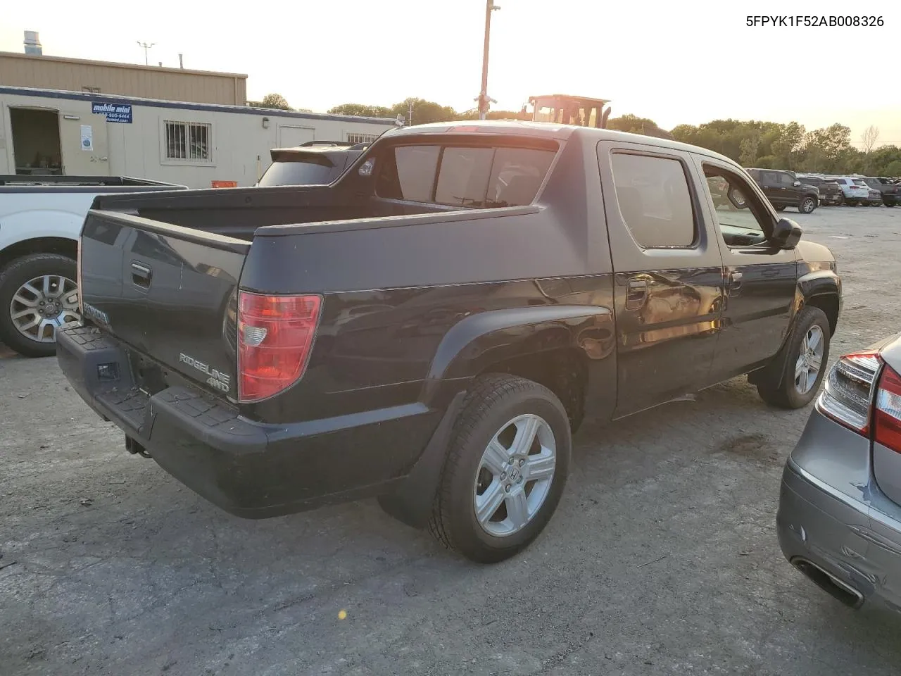 2010 Honda Ridgeline Rtl VIN: 5FPYK1F52AB008326 Lot: 71120074