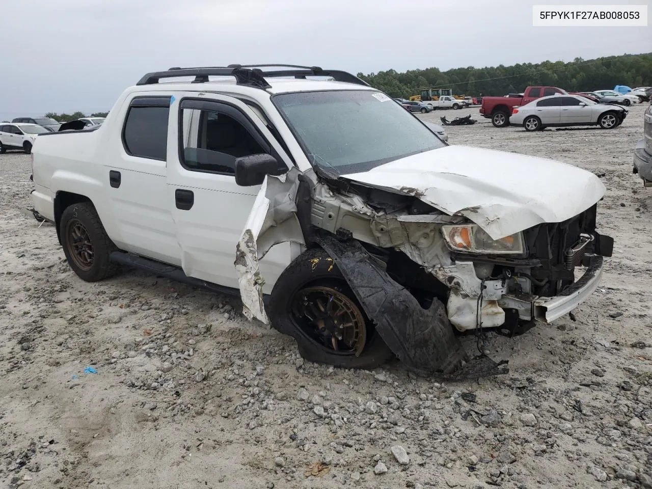 2010 Honda Ridgeline Rt VIN: 5FPYK1F27AB008053 Lot: 71348134