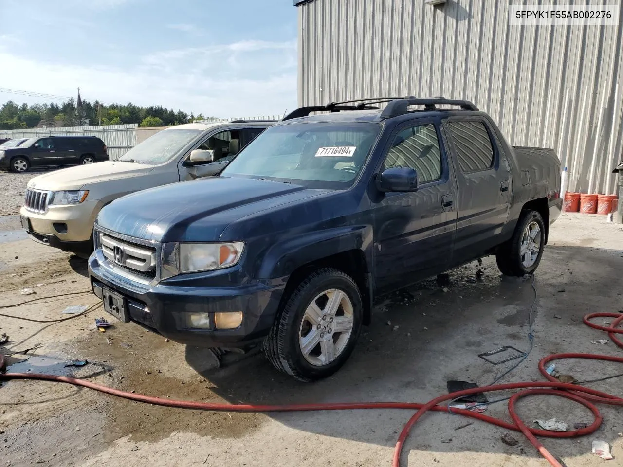 2010 Honda Ridgeline Rtl VIN: 5FPYK1F55AB002276 Lot: 71716494