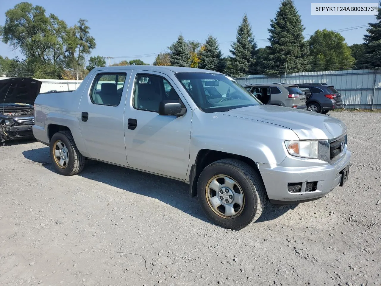 2010 Honda Ridgeline Rt VIN: 5FPYK1F24AB006373 Lot: 72719234