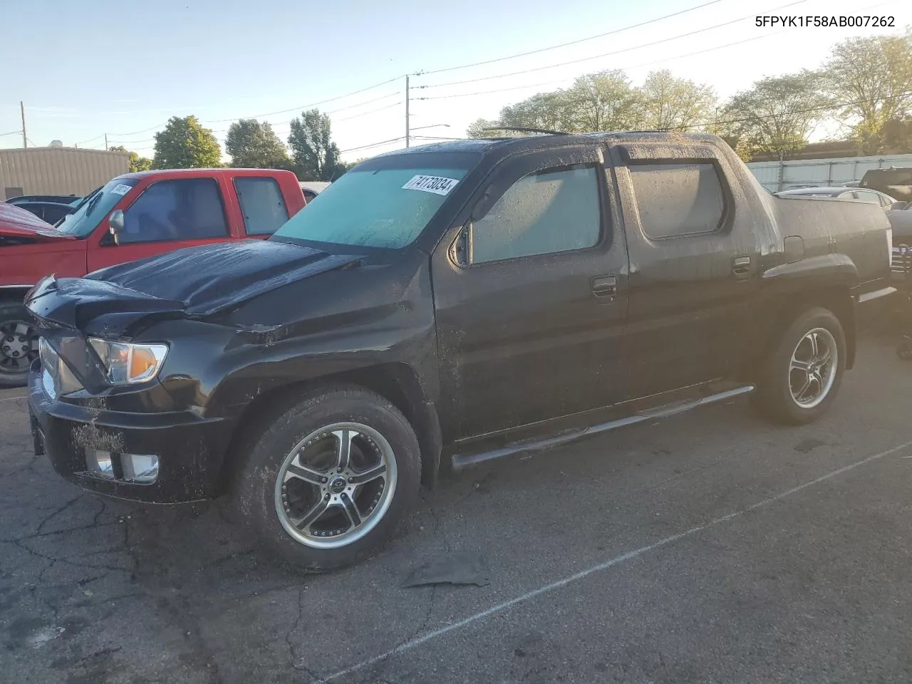 2010 Honda Ridgeline Rtl VIN: 5FPYK1F58AB007262 Lot: 74173034