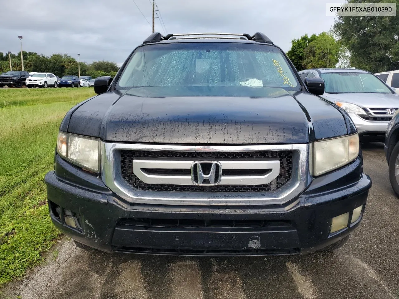 2010 Honda Ridgeline Rtl VIN: 5FPYK1F5XAB010390 Lot: 75039634