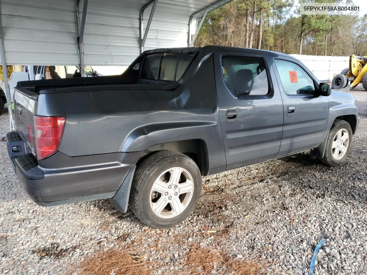 2010 Honda Ridgeline Rtl VIN: 5FPYK1F58AB004801 Lot: 75098714