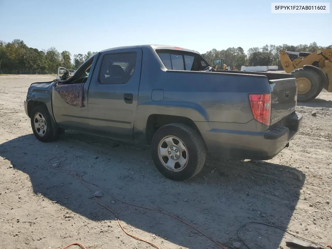 2010 Honda Ridgeline Rt VIN: 5FPYK1F27AB011602 Lot: 75613104