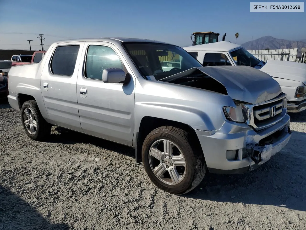 2010 Honda Ridgeline Rtl VIN: 5FPYK1F54AB012698 Lot: 75849104