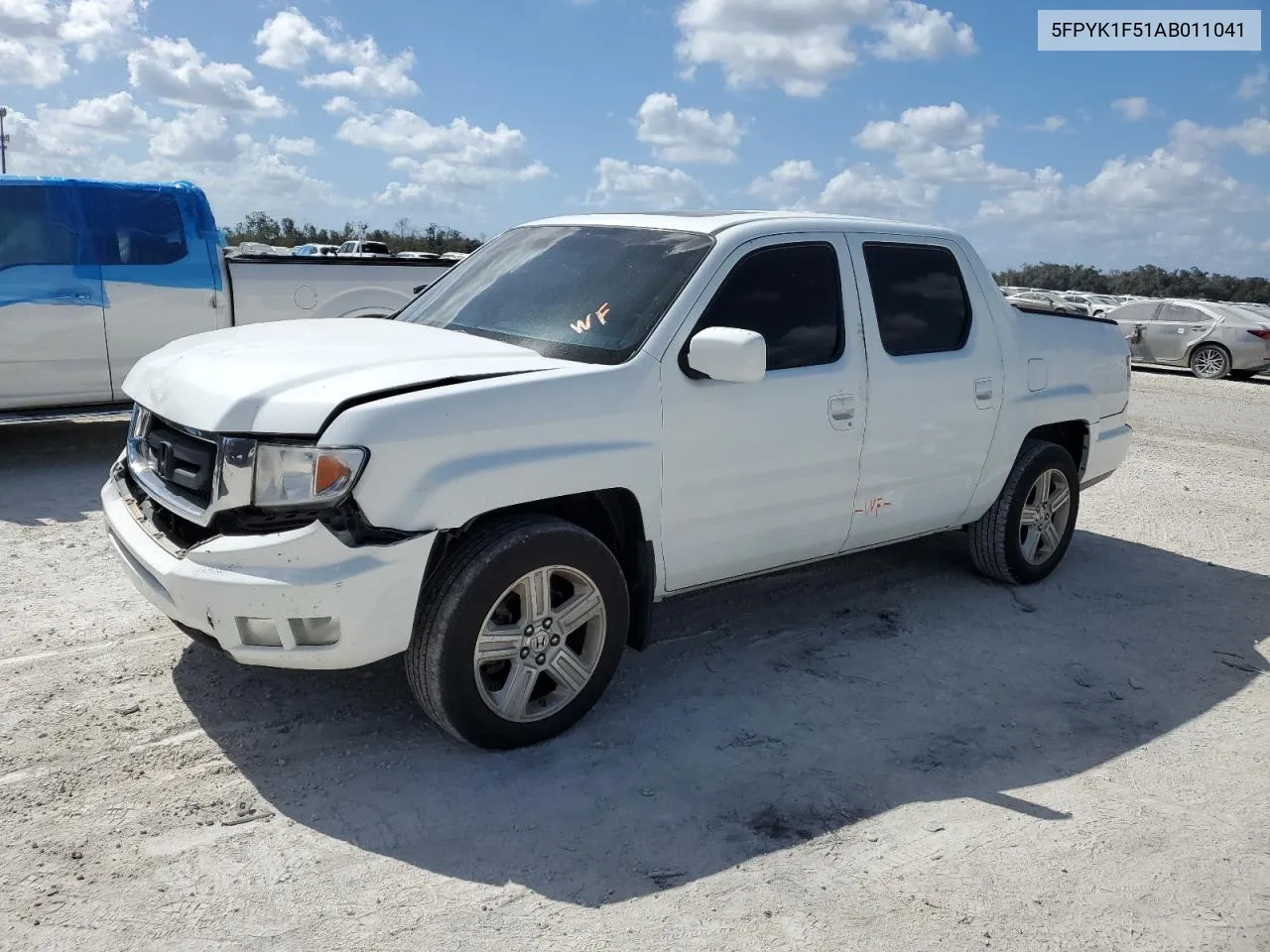 2010 Honda Ridgeline Rtl VIN: 5FPYK1F51AB011041 Lot: 77210844