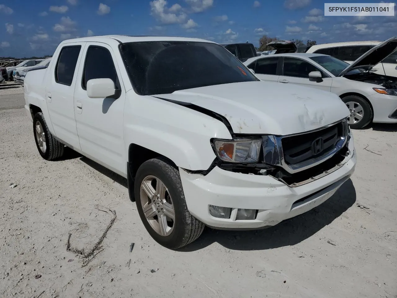 2010 Honda Ridgeline Rtl VIN: 5FPYK1F51AB011041 Lot: 77210844