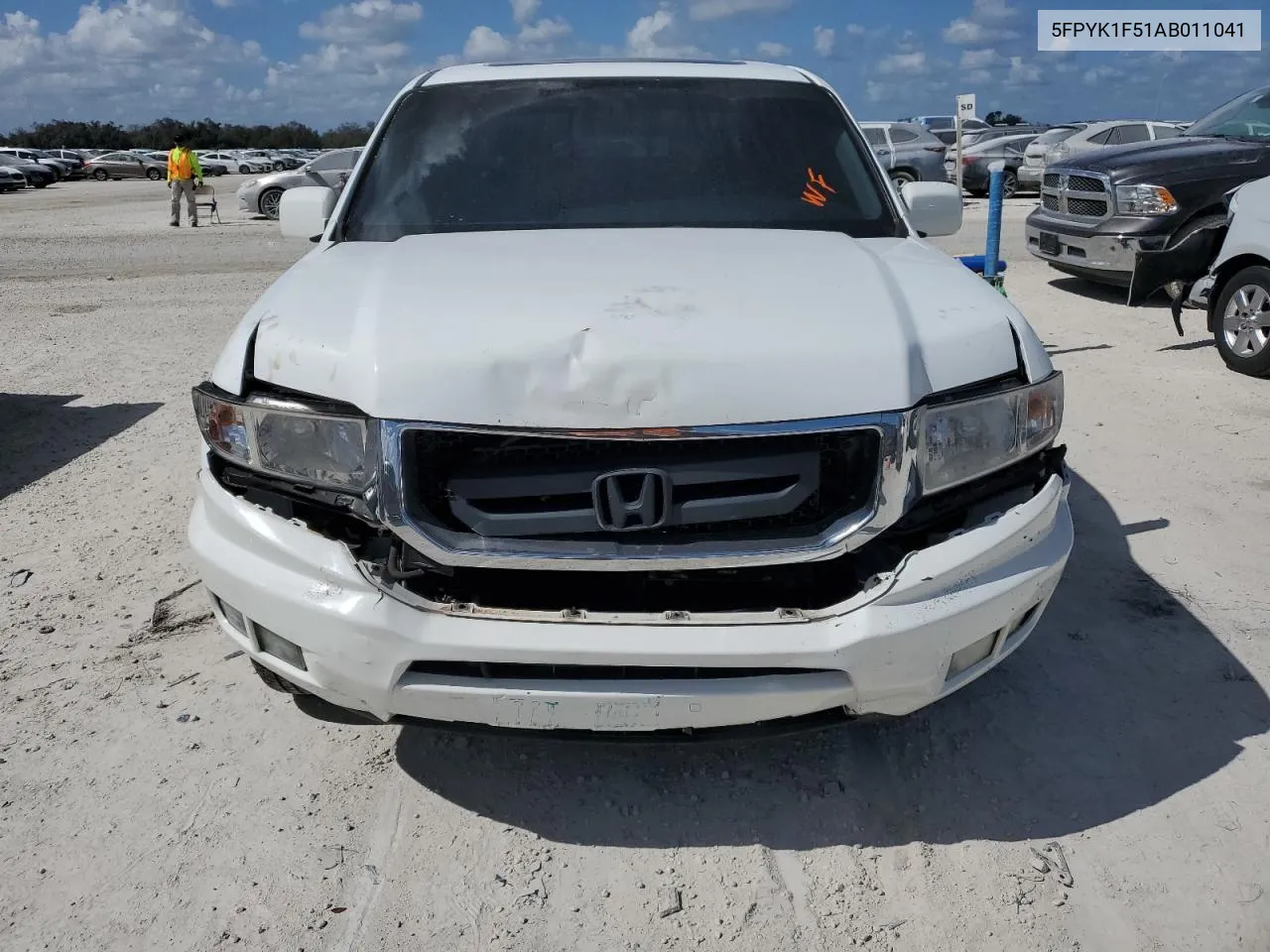 2010 Honda Ridgeline Rtl VIN: 5FPYK1F51AB011041 Lot: 77210844