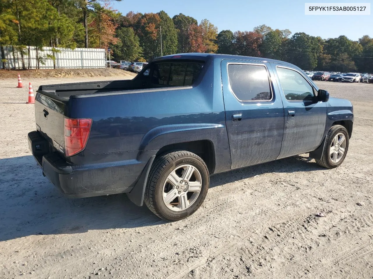 2010 Honda Ridgeline Rtl VIN: 5FPYK1F53AB005127 Lot: 77666224