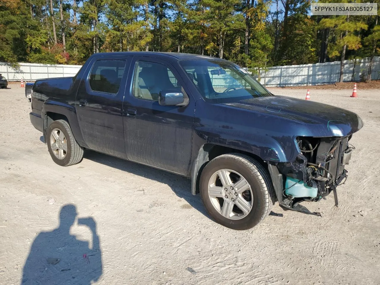 2010 Honda Ridgeline Rtl VIN: 5FPYK1F53AB005127 Lot: 77666224