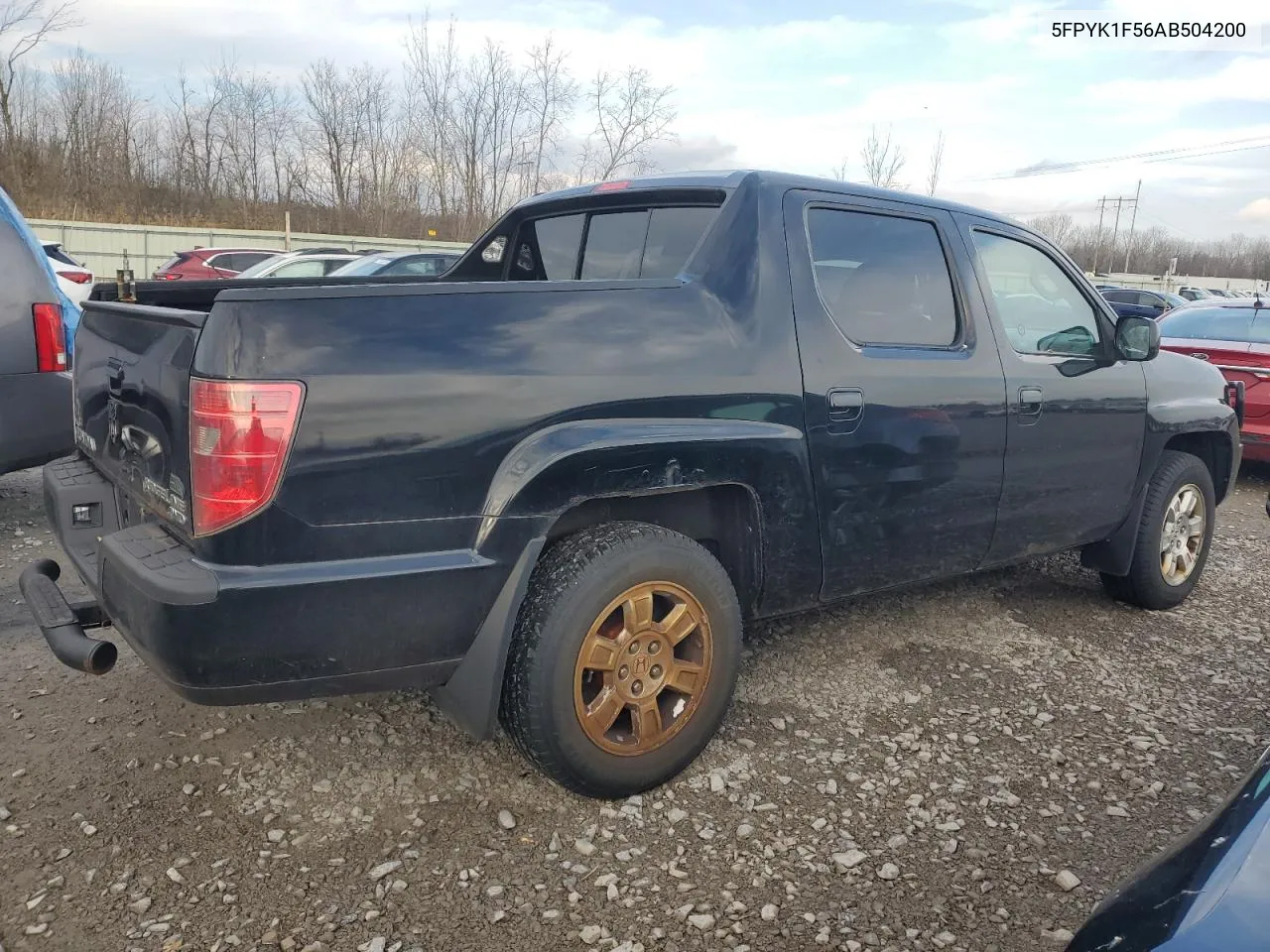 2010 Honda Ridgeline Rtl VIN: 5FPYK1F56AB504200 Lot: 79356114