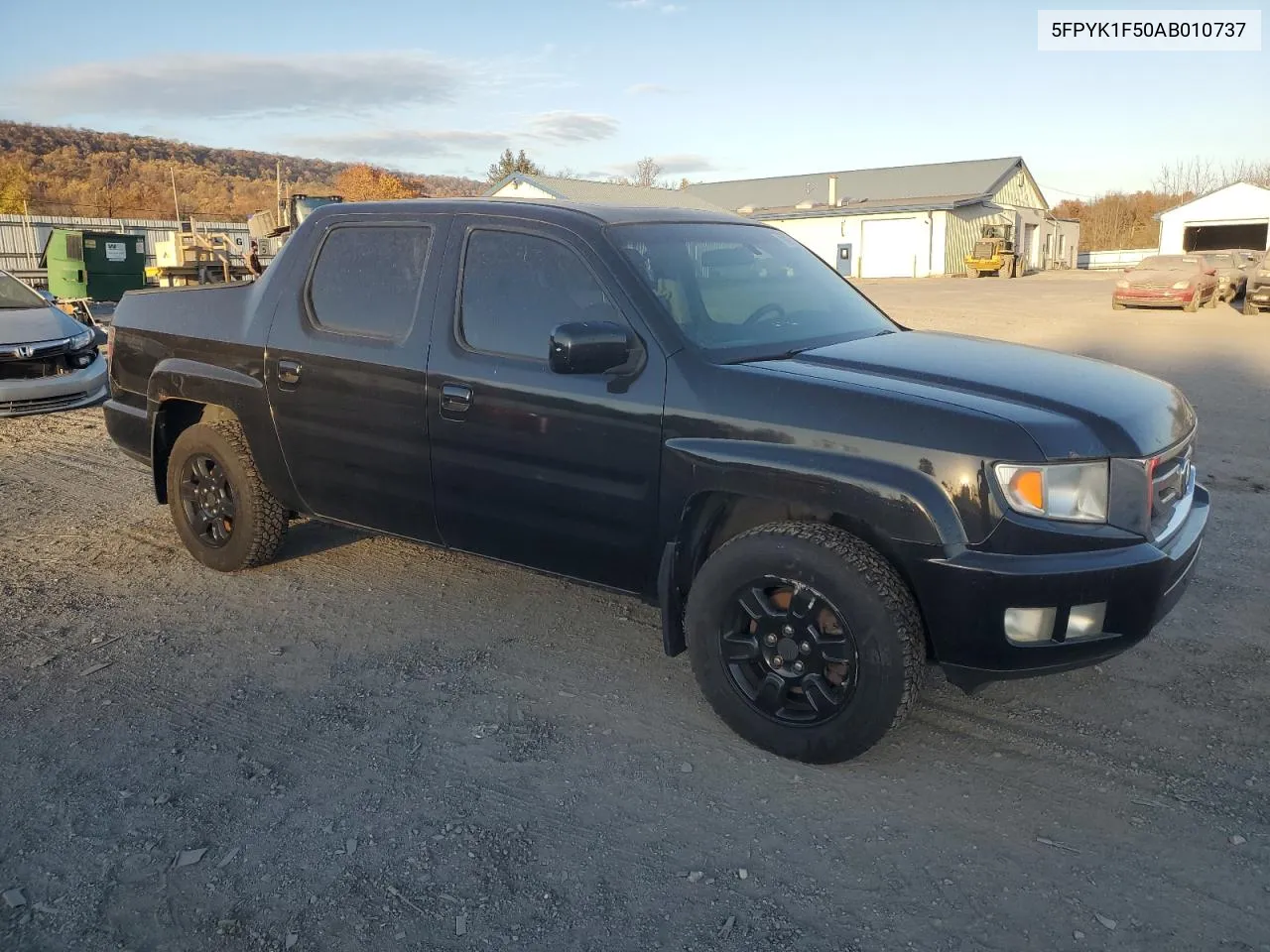 2010 Honda Ridgeline Rtl VIN: 5FPYK1F50AB010737 Lot: 79691344