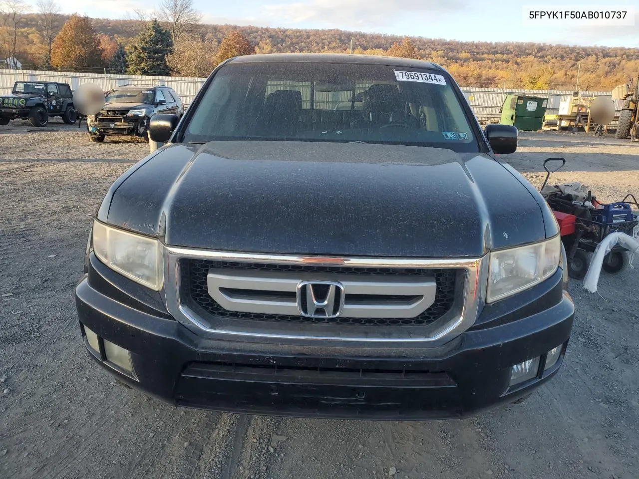 2010 Honda Ridgeline Rtl VIN: 5FPYK1F50AB010737 Lot: 79691344