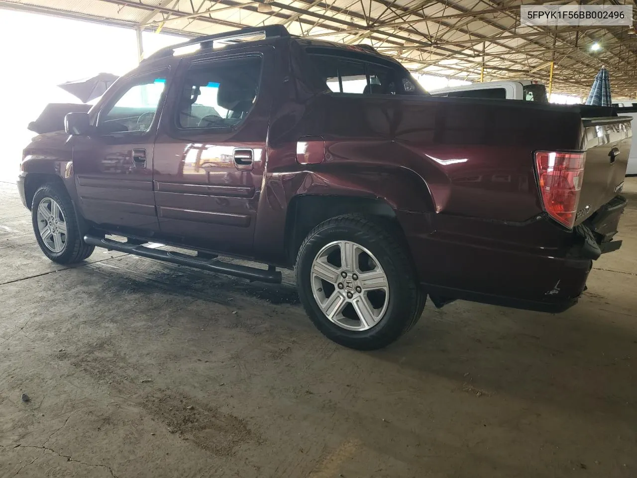 2011 Honda Ridgeline Rtl VIN: 5FPYK1F56BB002496 Lot: 51610984