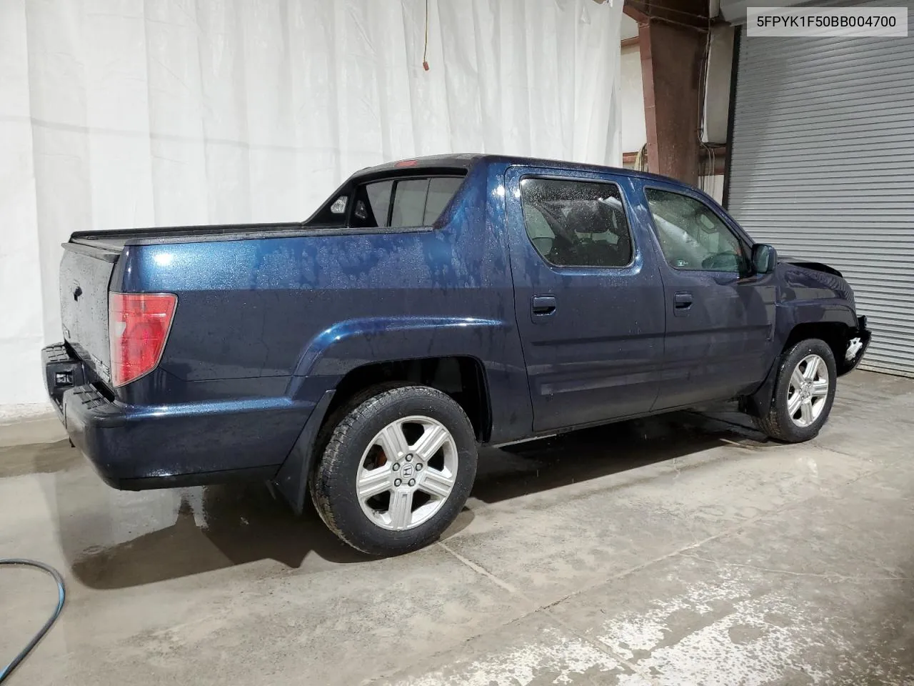 2011 Honda Ridgeline Rtl VIN: 5FPYK1F50BB004700 Lot: 58618744