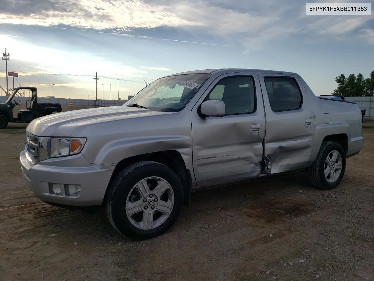 2011 Honda Ridgeline Rtl VIN: 5FPYK1F5XBB011363 Lot: 68665944