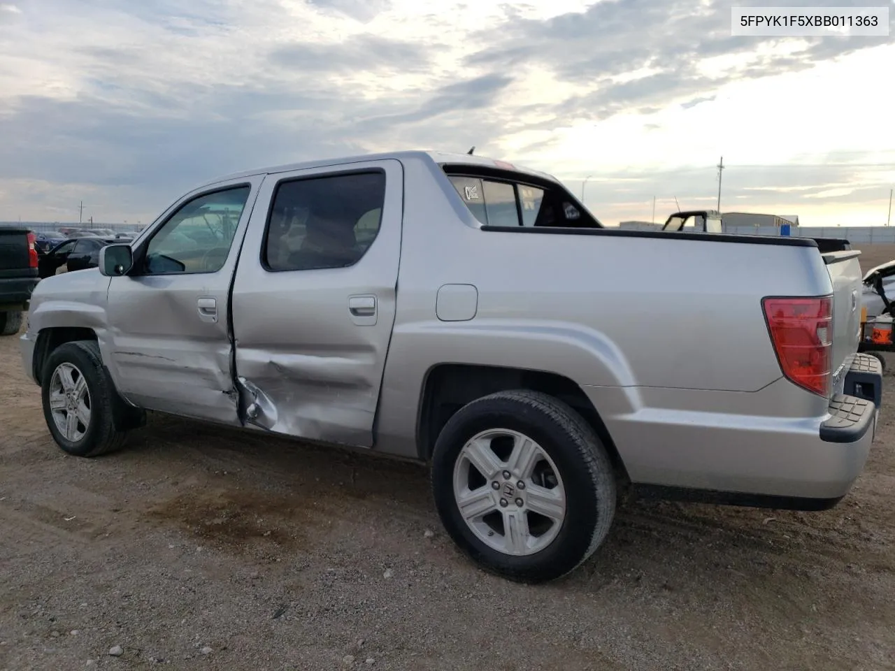 2011 Honda Ridgeline Rtl VIN: 5FPYK1F5XBB011363 Lot: 68665944