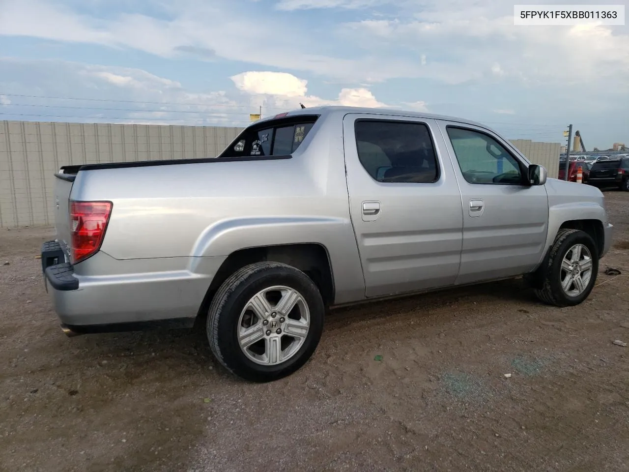 2011 Honda Ridgeline Rtl VIN: 5FPYK1F5XBB011363 Lot: 68665944