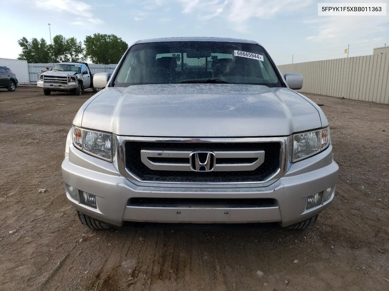 2011 Honda Ridgeline Rtl VIN: 5FPYK1F5XBB011363 Lot: 68665944