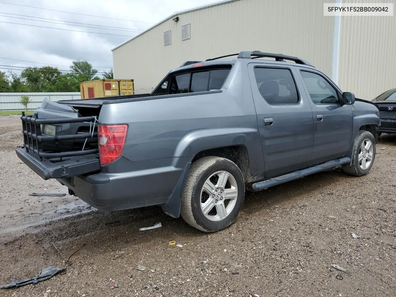 2011 Honda Ridgeline Rtl VIN: 5FPYK1F52BB009042 Lot: 69439004