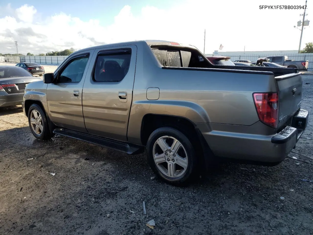 5FPYK1F57BB003947 2011 Honda Ridgeline Rtl