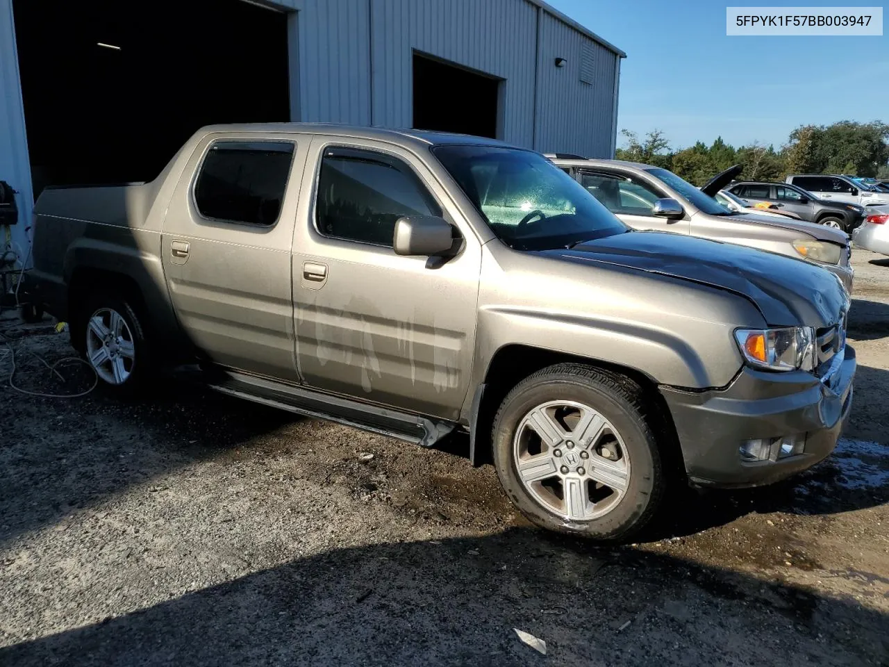 5FPYK1F57BB003947 2011 Honda Ridgeline Rtl