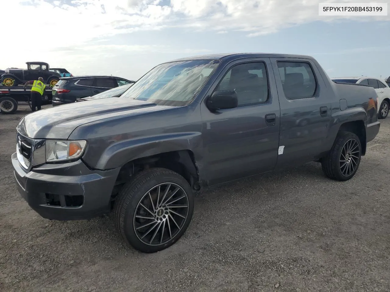 2011 Honda Ridgeline Rt VIN: 5FPYK1F20BB453199 Lot: 74787464