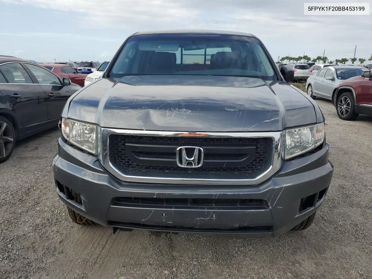 2011 Honda Ridgeline Rt VIN: 5FPYK1F20BB453199 Lot: 74787464