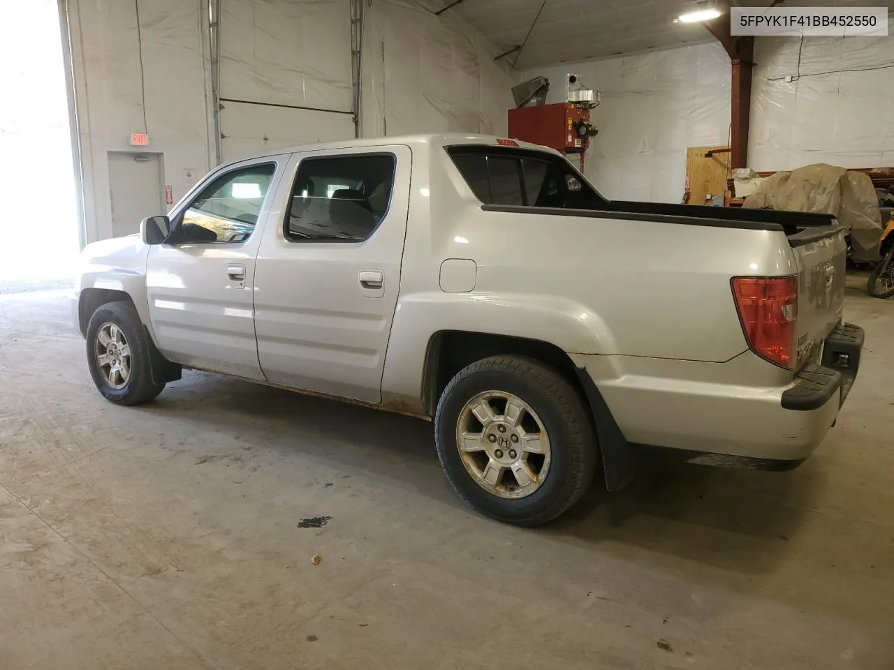 2011 Honda Ridgeline Rts VIN: 5FPYK1F41BB452550 Lot: 77418954