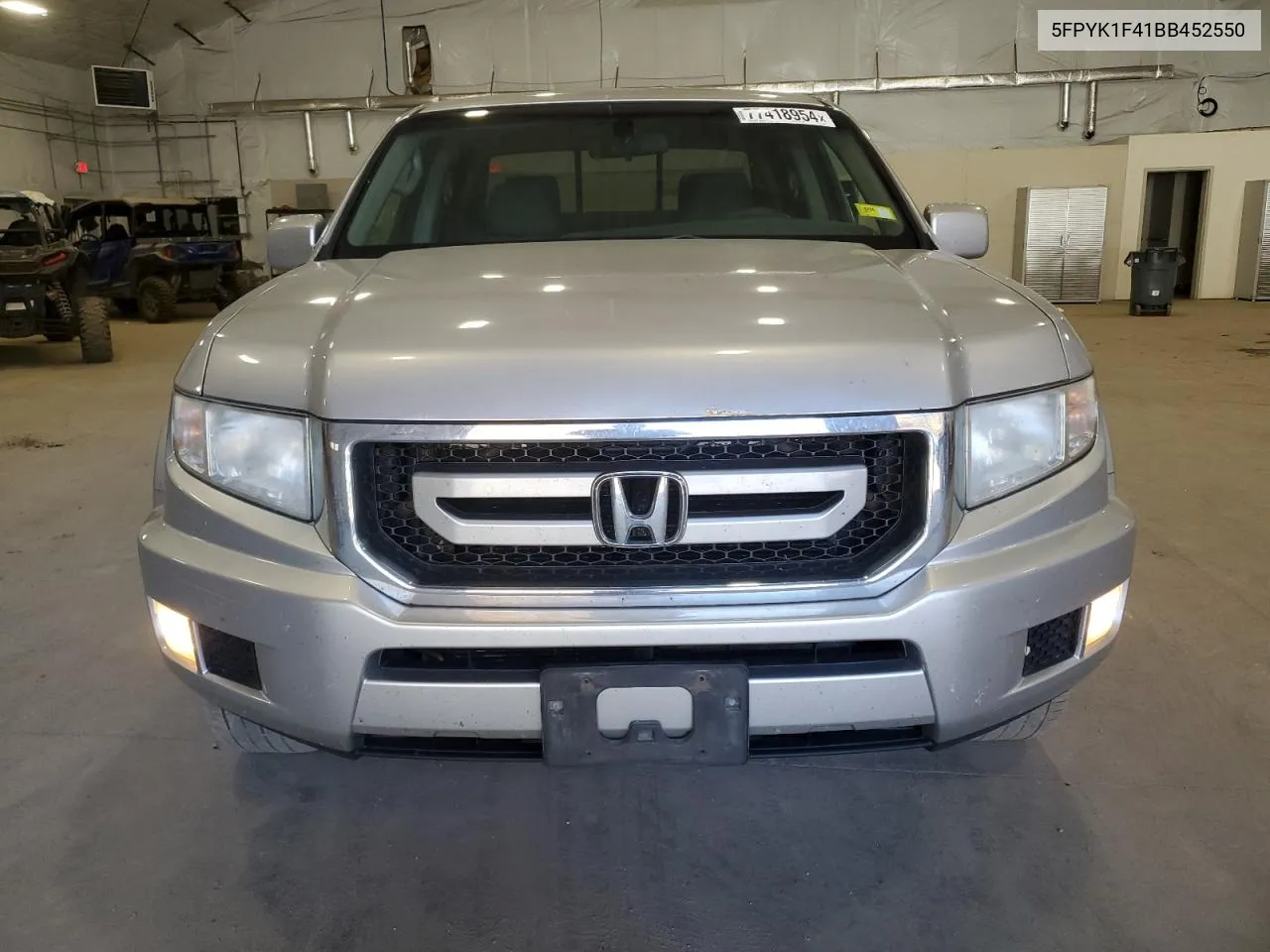 2011 Honda Ridgeline Rts VIN: 5FPYK1F41BB452550 Lot: 77418954