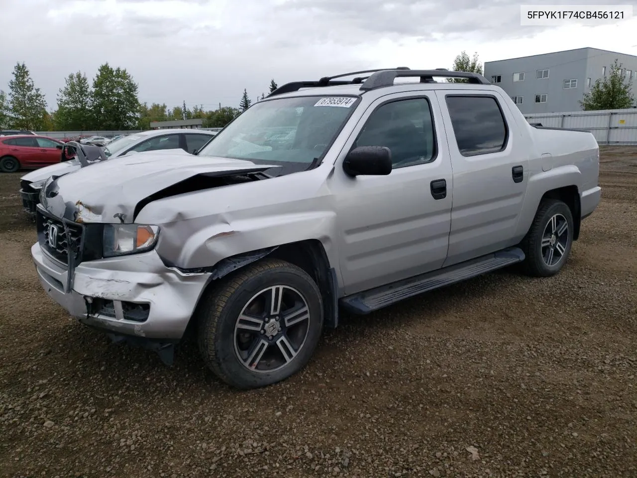 2012 Honda Ridgeline Sport VIN: 5FPYK1F74CB456121 Lot: 67953974