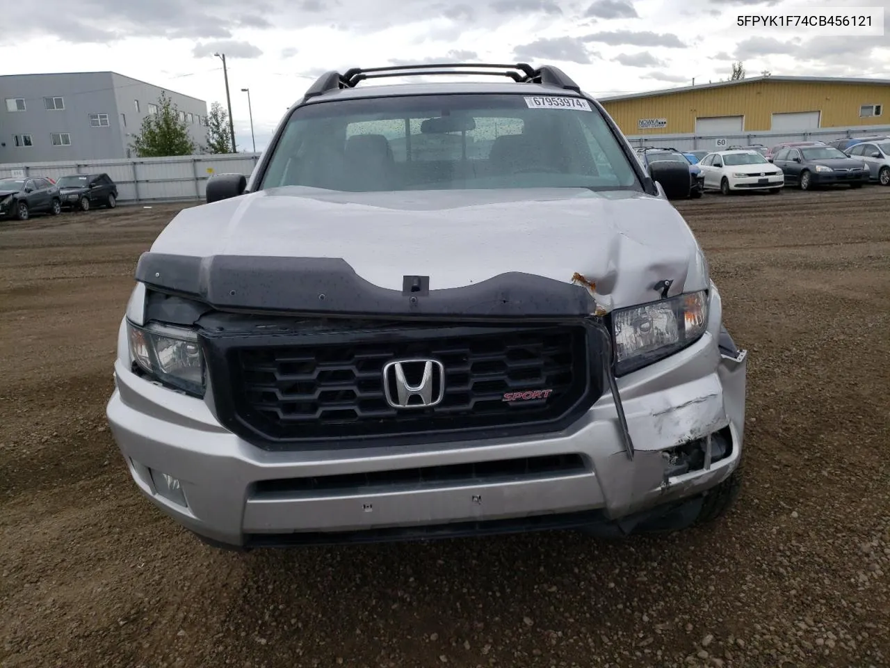 2012 Honda Ridgeline Sport VIN: 5FPYK1F74CB456121 Lot: 67953974