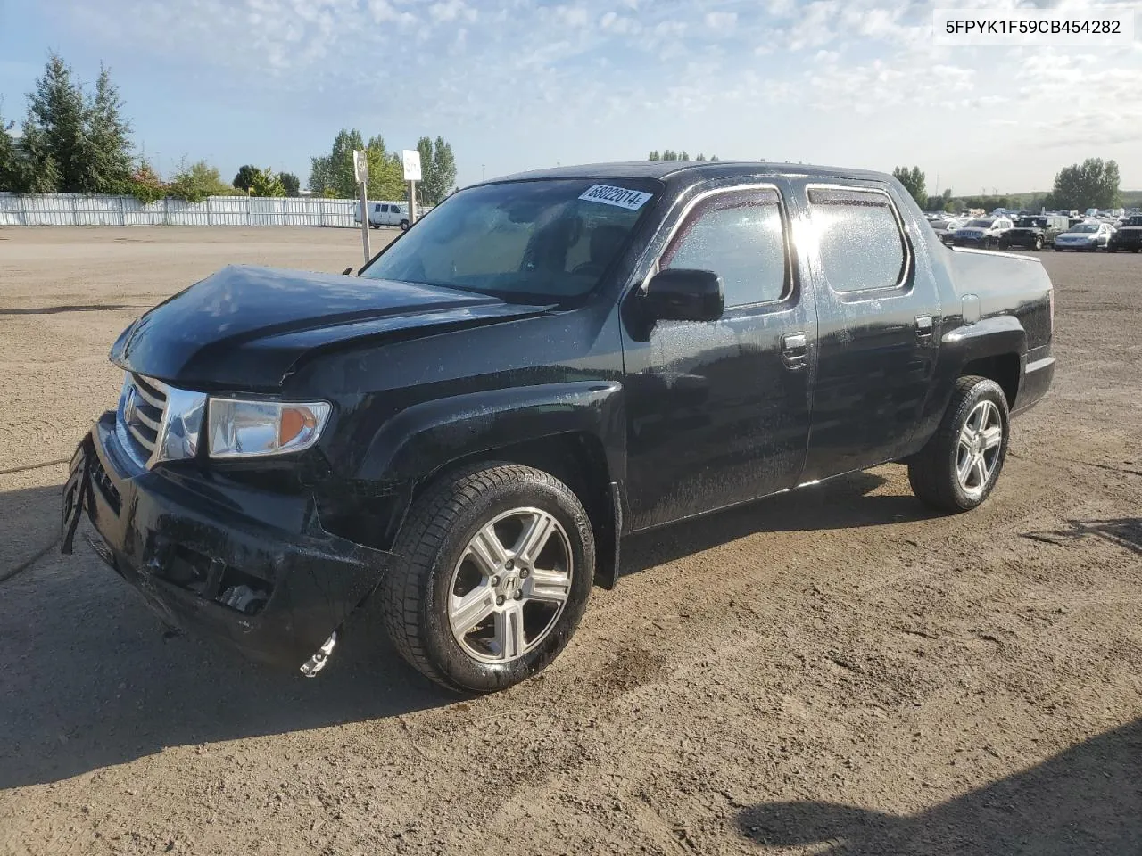 2012 Honda Ridgeline Rtl VIN: 5FPYK1F59CB454282 Lot: 68022014