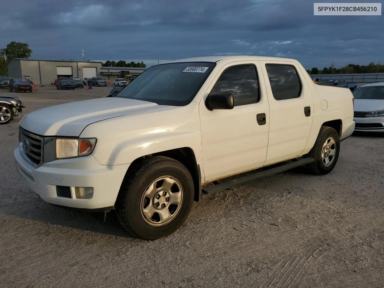 5FPYK1F28CB456210 2012 Honda Ridgeline Rt