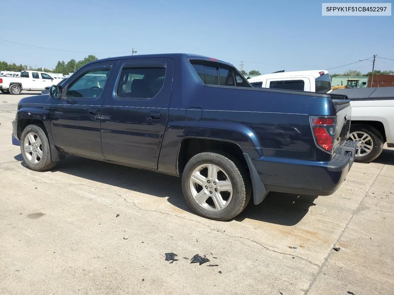 5FPYK1F51CB452297 2012 Honda Ridgeline Rtl