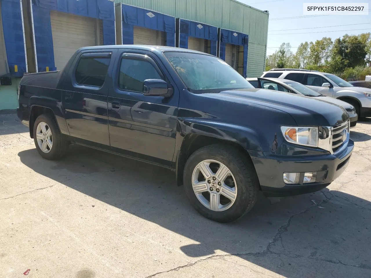 2012 Honda Ridgeline Rtl VIN: 5FPYK1F51CB452297 Lot: 69571724