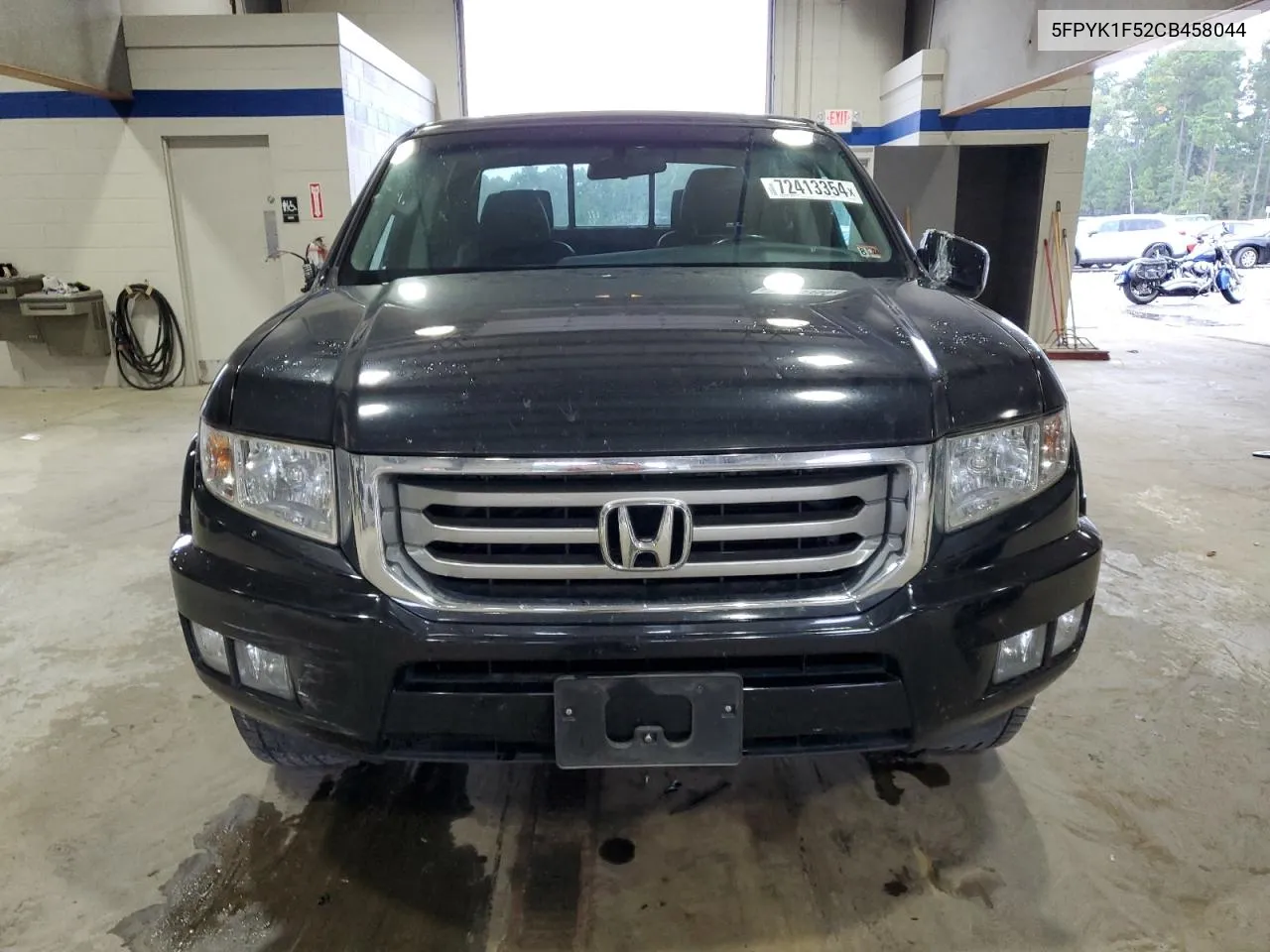 2012 Honda Ridgeline Rtl VIN: 5FPYK1F52CB458044 Lot: 72413354