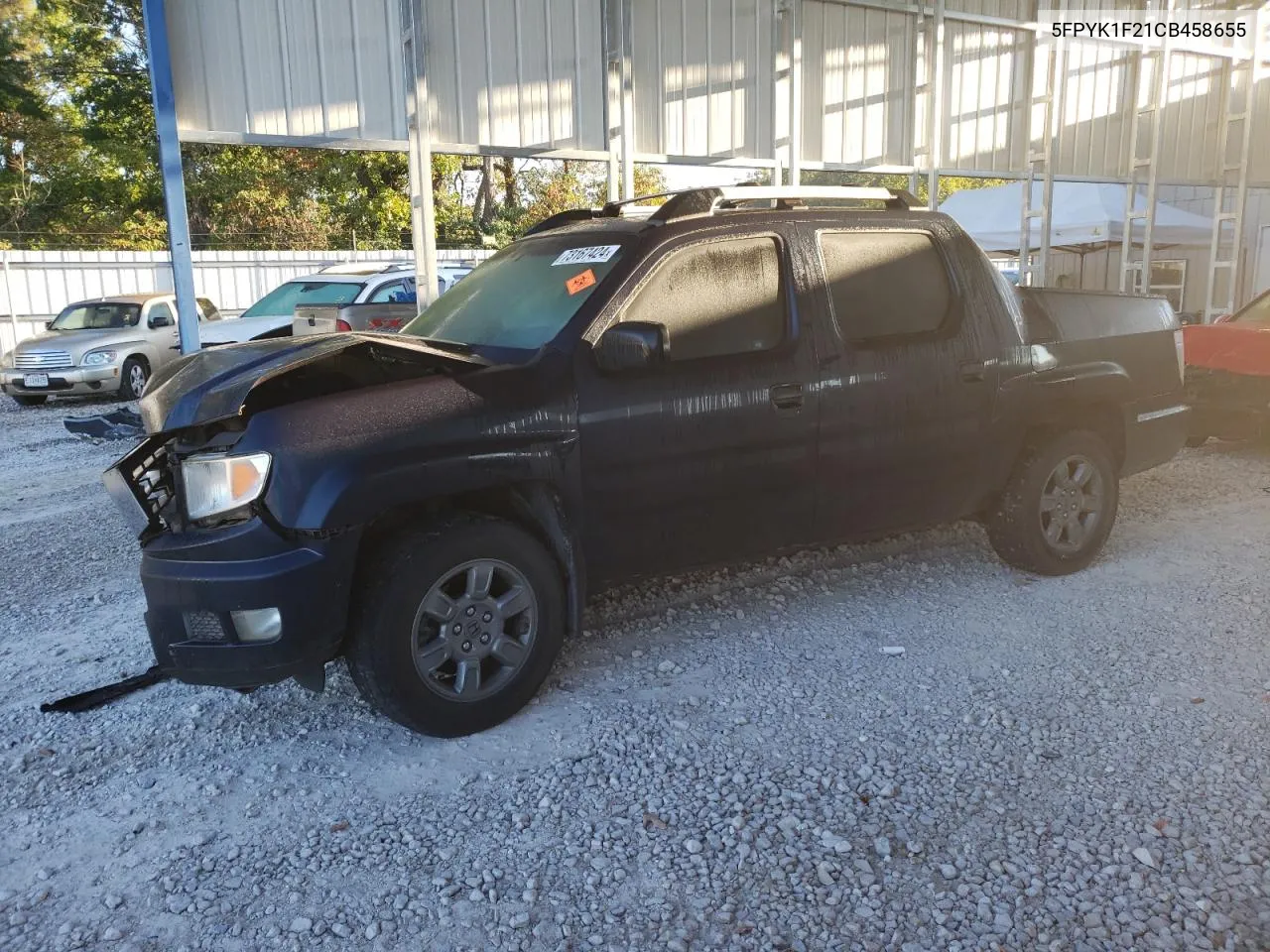 2012 Honda Ridgeline Rt VIN: 5FPYK1F21CB458655 Lot: 73167424