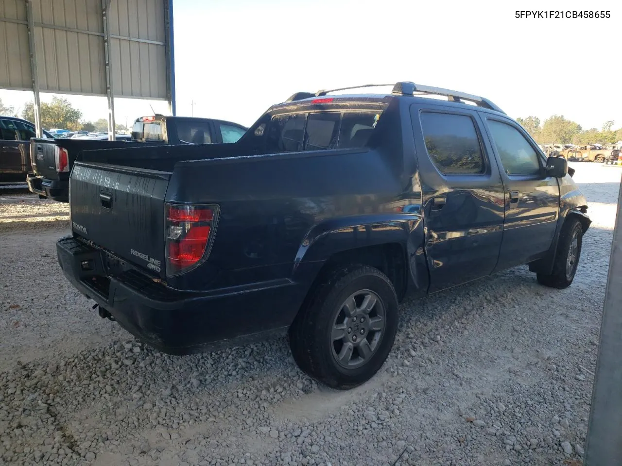 2012 Honda Ridgeline Rt VIN: 5FPYK1F21CB458655 Lot: 73167424