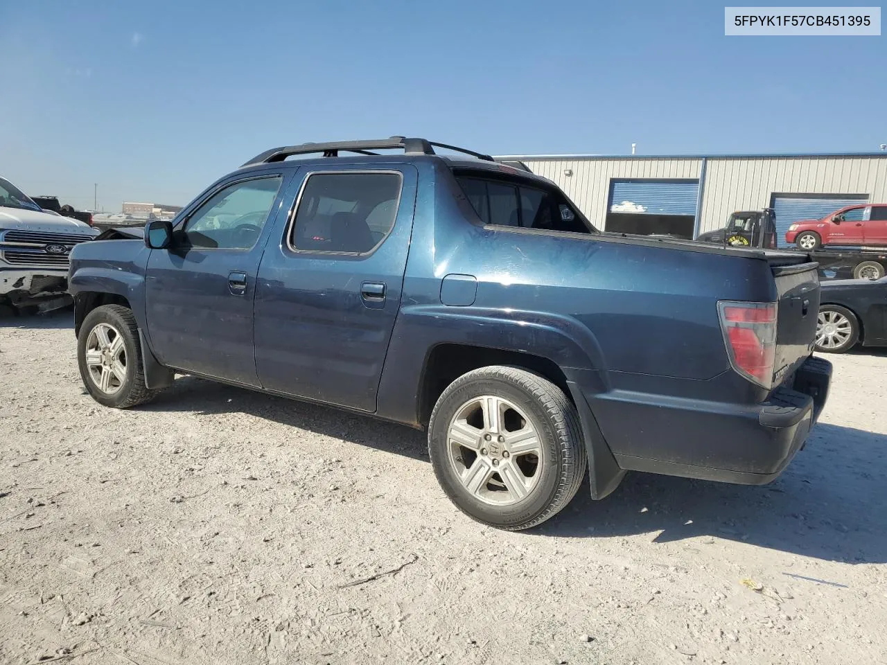 2012 Honda Ridgeline Rtl VIN: 5FPYK1F57CB451395 Lot: 73943964