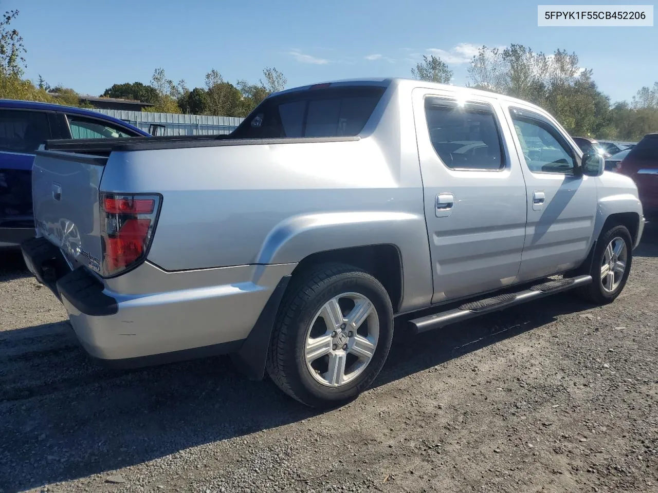 2012 Honda Ridgeline Rtl VIN: 5FPYK1F55CB452206 Lot: 74694204