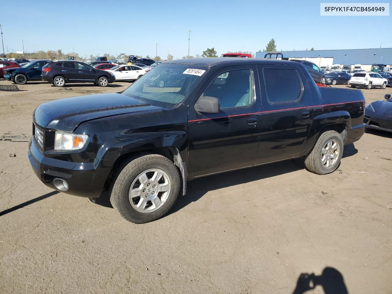 5FPYK1F47CB454949 2012 Honda Ridgeline Rts