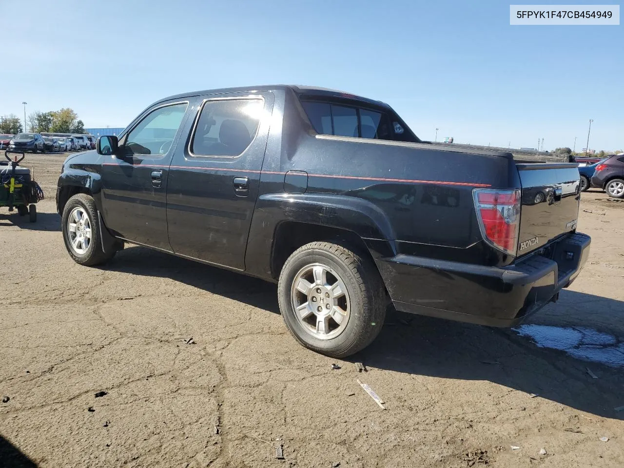 5FPYK1F47CB454949 2012 Honda Ridgeline Rts