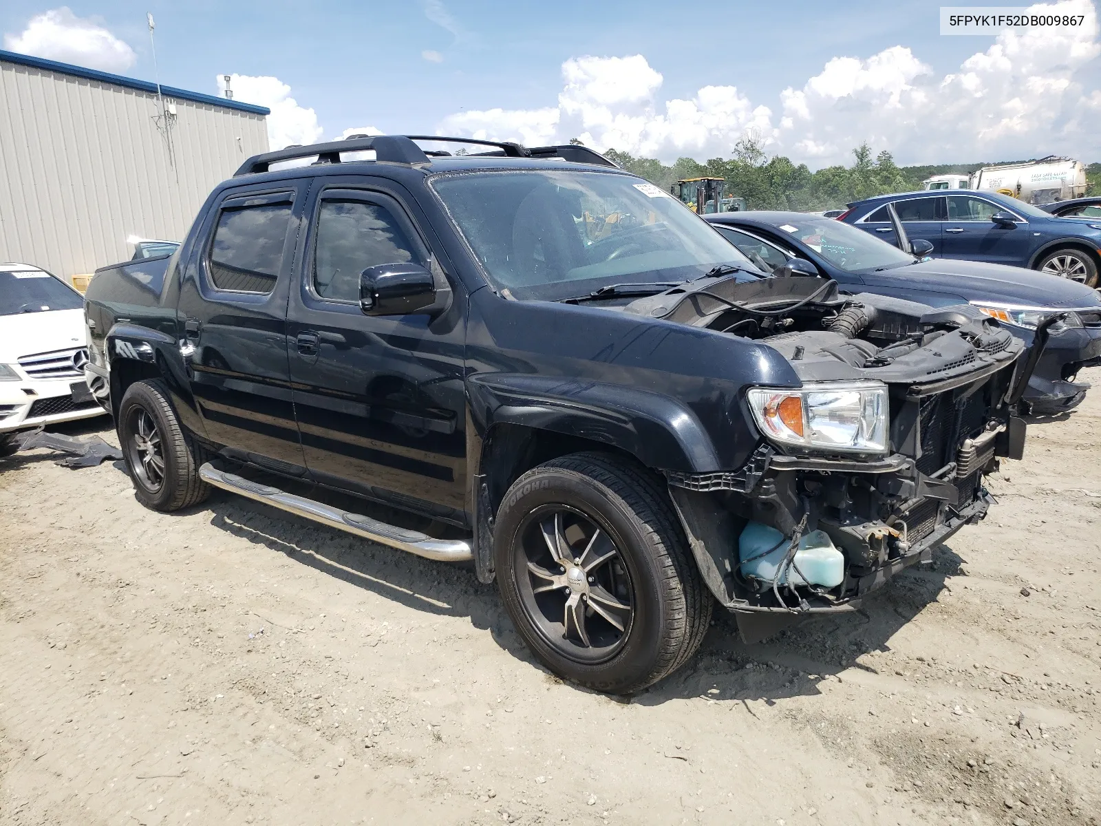 2013 Honda Ridgeline Rtl VIN: 5FPYK1F52DB009867 Lot: 62268844