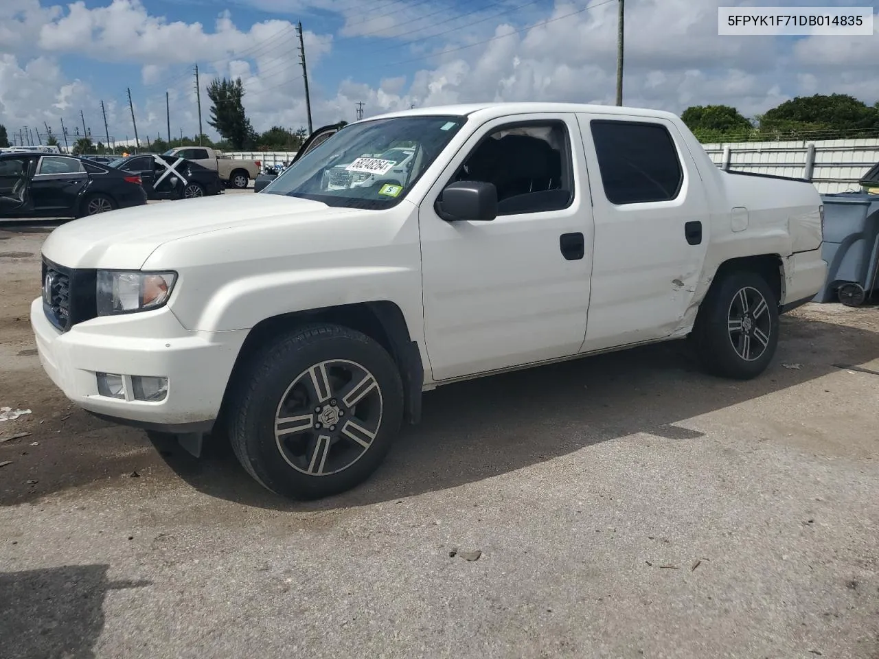 2013 Honda Ridgeline Sport VIN: 5FPYK1F71DB014835 Lot: 68248264