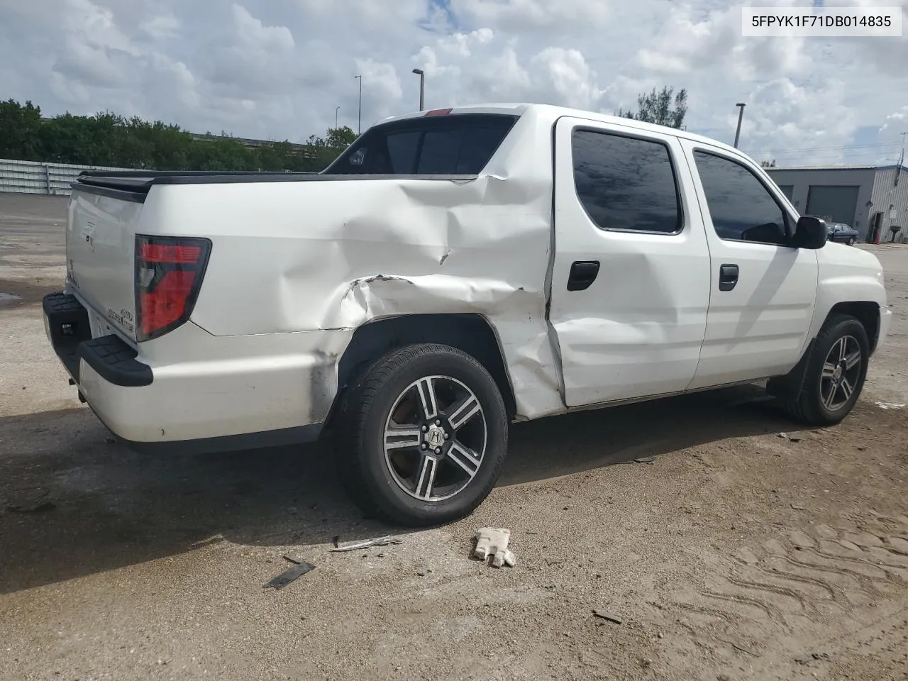 2013 Honda Ridgeline Sport VIN: 5FPYK1F71DB014835 Lot: 68248264